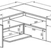 TV stolík ANGLE – Obrázok 3