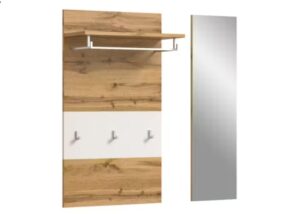 Vešiakový panel + zrkadlo DANTI