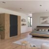 Posteľ MONZA+nočné stolíky/ lež.plocha:180x200cm/ cena s roštom – Obrázok 3