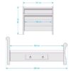 Posteľ CENAN/ lež.plocha:100x200cm/ cena s roštom – Obrázok 4
